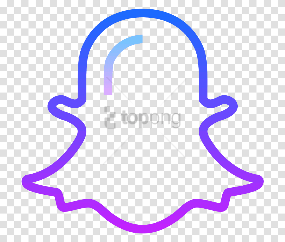 Free Logo De Snapchat Image With Purple And Blue Snapchat Logo, Label Transparent Png