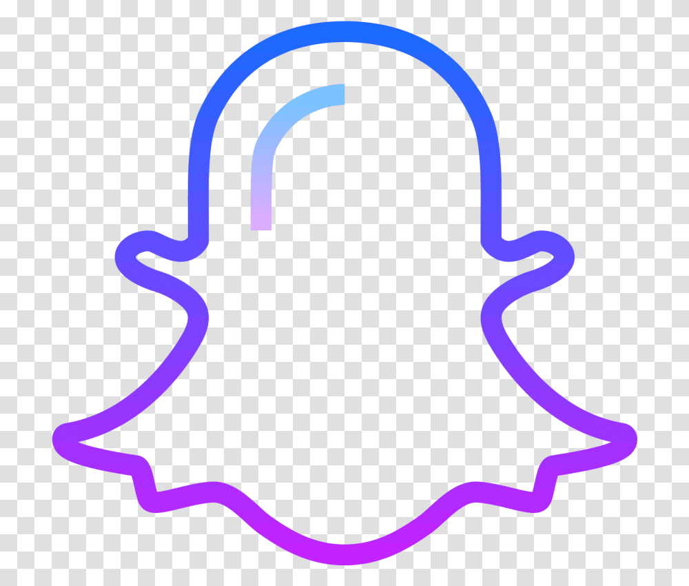 Free Logo De Snapchat Images Background Purple And Blue Snapchat Logo, Antelope, Mammal, Animal Transparent Png