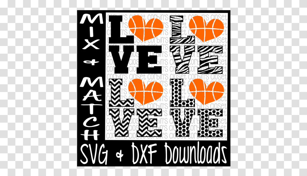Free Love Heart Basketball Mix Amp Match Cutting File Live Love Dance Svg, Alphabet, Outdoors, Nature Transparent Png