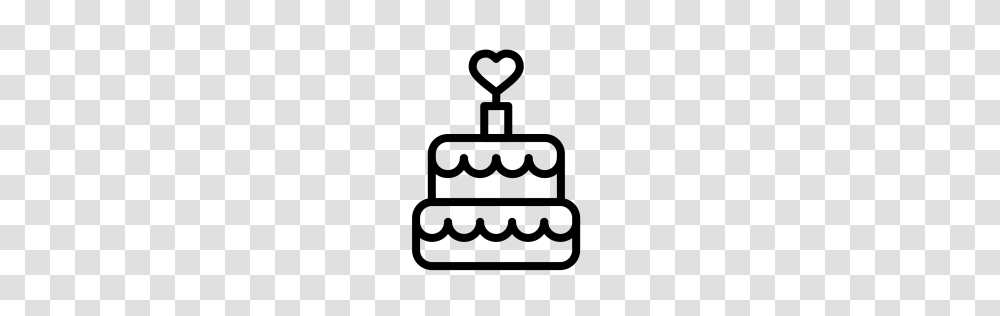 Free Love Romantic Heart Cake Dessert Happy Birthday Icon, Gray, World Of Warcraft Transparent Png