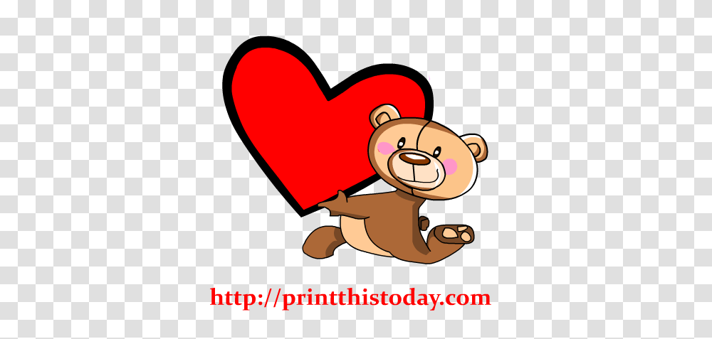 Free Love Teddy Bear Clip Art, Heart, Poster, Advertisement, Alphabet Transparent Png
