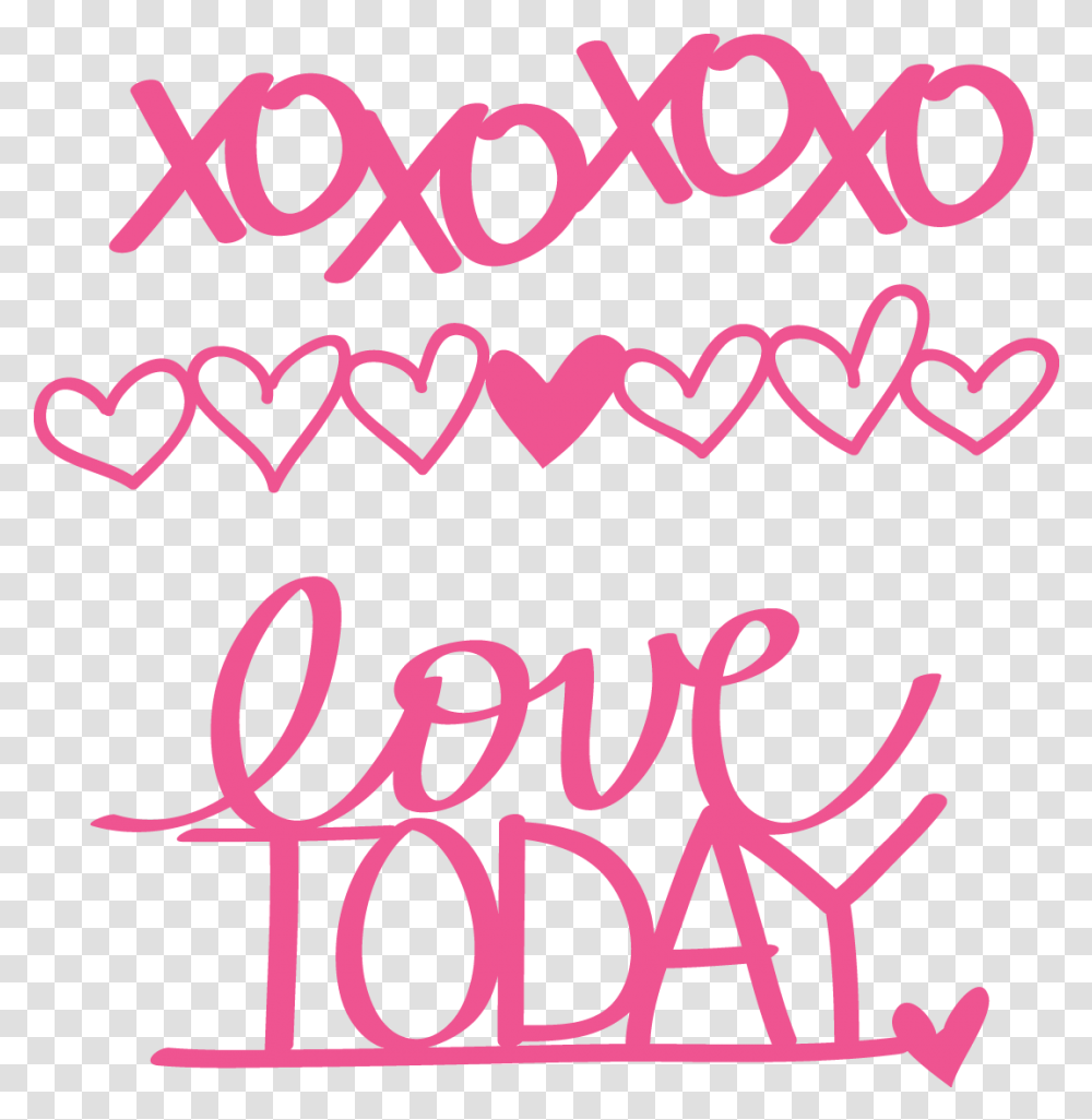 Free Love Today Xo Word Art Pngs Hugs Kisses Clipart, Text, Alphabet, Handwriting, Calligraphy Transparent Png