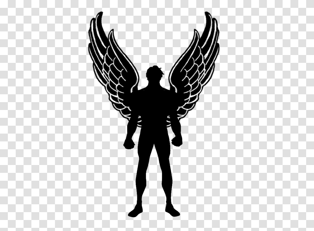 Free Man Angel Cliparts, Gray, World Of Warcraft Transparent Png