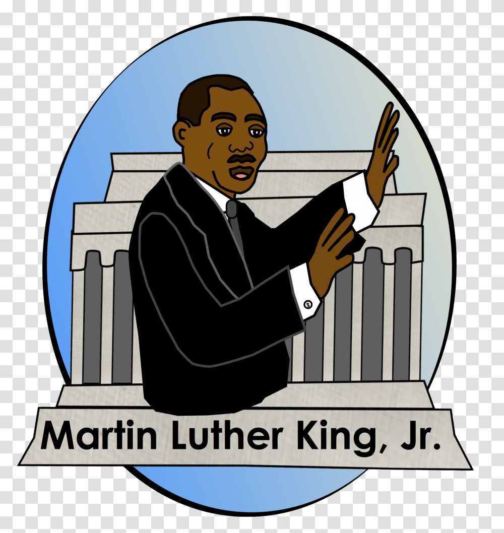 Free Martin Luther King Jr And Rosa Parks Clip Art, Person, Crowd, Hand Transparent Png