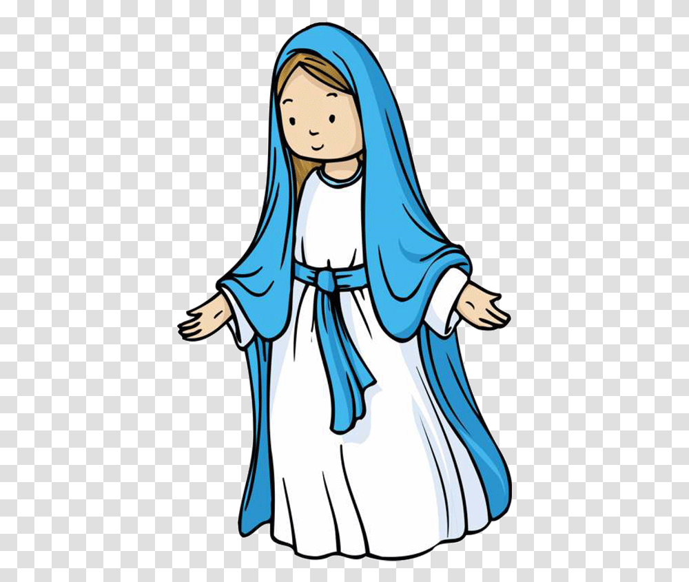 Free Mary Clipart Pictures, Costume, Apparel, Robe Transparent Png