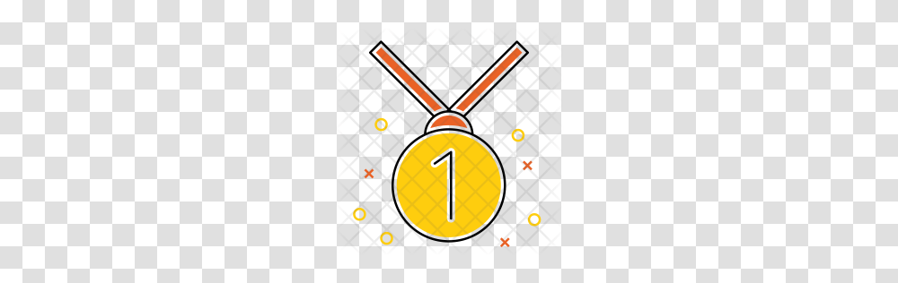 Free Medal Position Trophy Winner Gold First Award Icon, Number Transparent Png