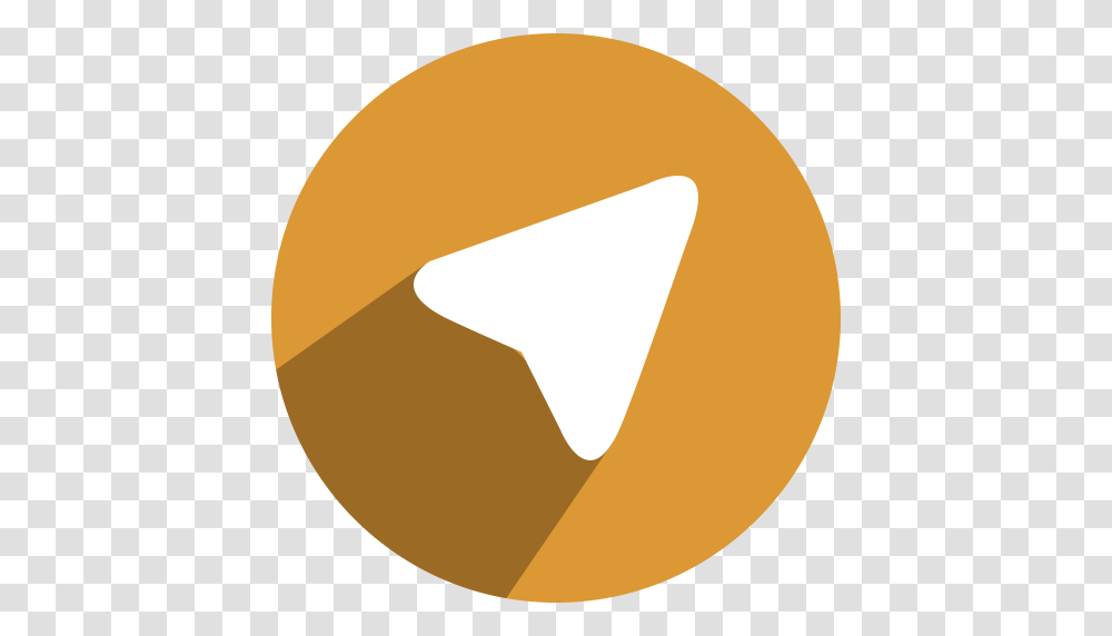Free Media Network Social Telegram Icon, Triangle, Plectrum Transparent Png