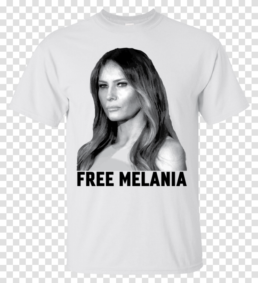 Free Melania Shirt Hoodie Tank Free Melania Shirt, Apparel, T-Shirt, Person Transparent Png
