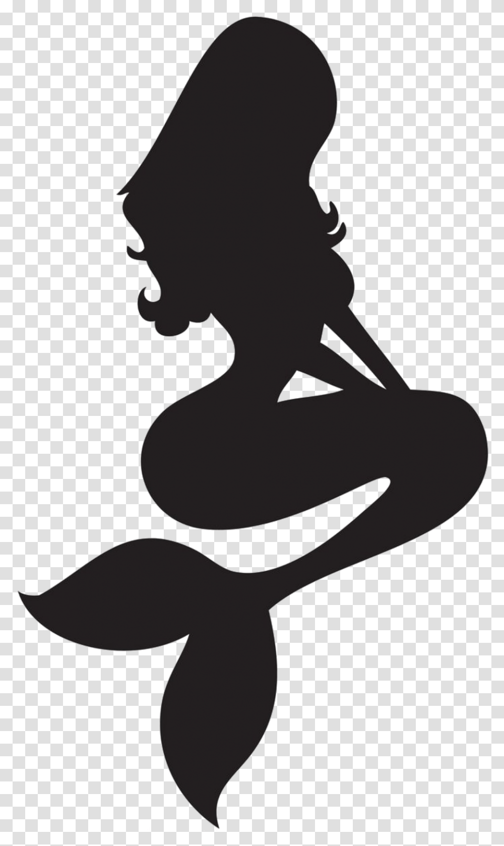 Free Mermaid Silhouette Vector, Leisure Activities, Female, Musician, Musical Instrument Transparent Png