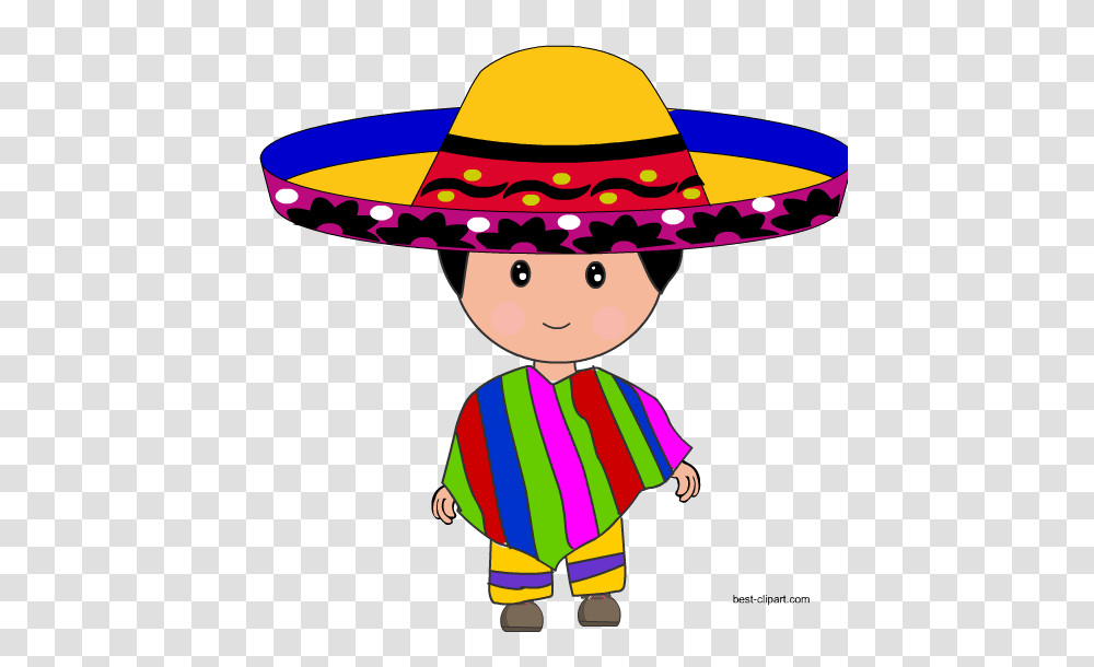 Free Mexican Clip Art Images And Illustrations, Apparel, Sombrero, Hat Transparent Png