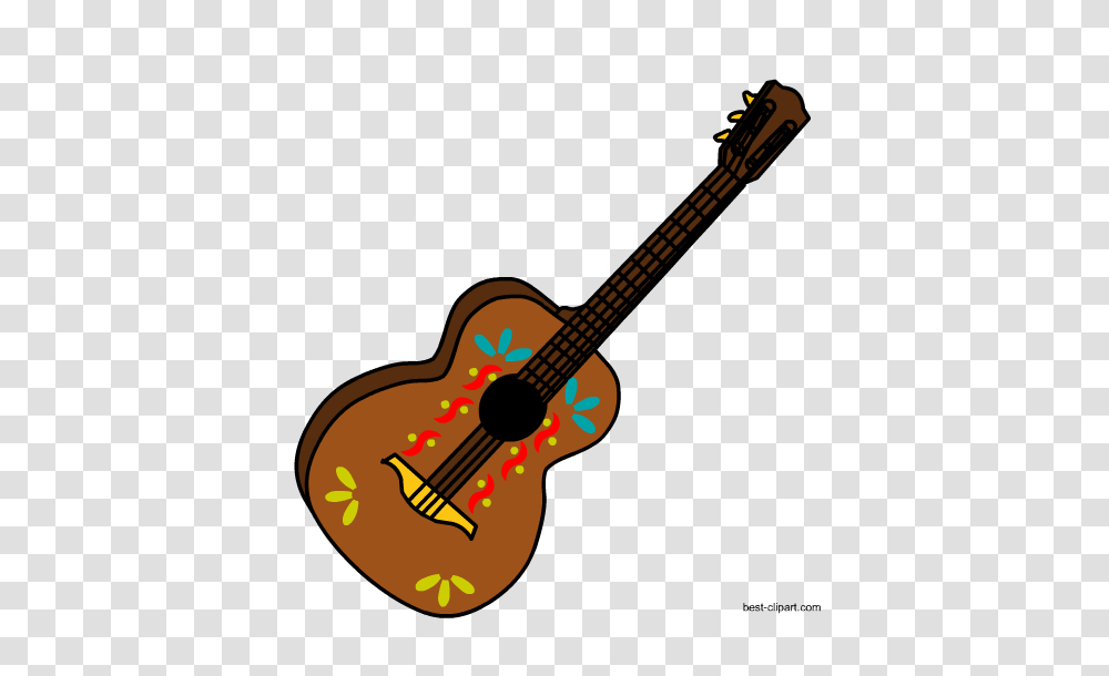 Free Mexican Clip Art Images And Illustrations, Guitar, Leisure Activities, Musical Instrument, Bass Guitar Transparent Png