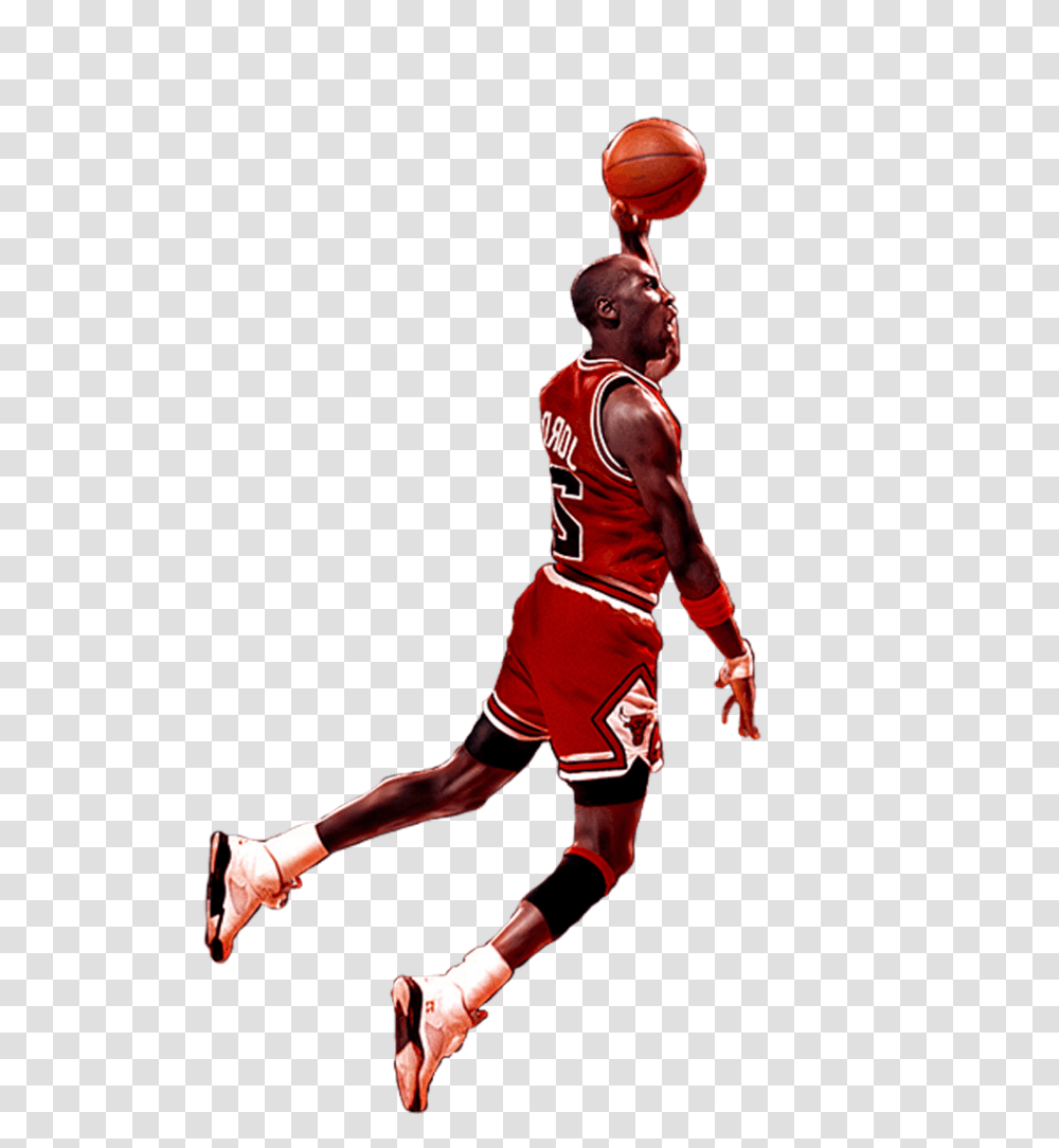Free Michael Jordan Image Vector Clipart, Person, Human, People, Team Sport Transparent Png