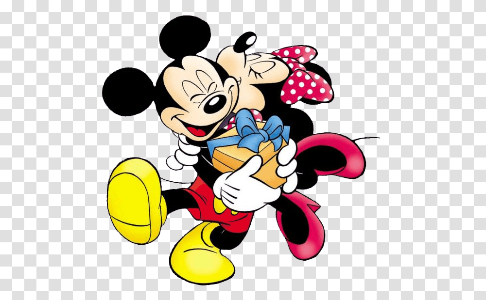 Free Mickey And Minnie Mouse Clipart Image Minnie Y Mickey Mouse, Food, Label Transparent Png