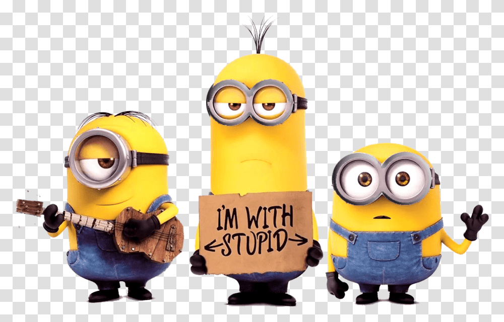 Free Minion Background Minions Wallpaper 4k, Toy, Text, Clothing, Apparel Transparent Png