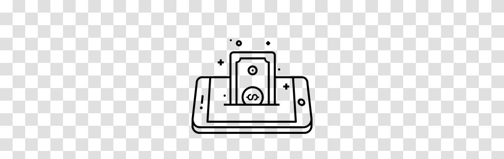 Free Mobile Concept Dollar Money Note Currency Payment Icon, Gray, World Of Warcraft Transparent Png