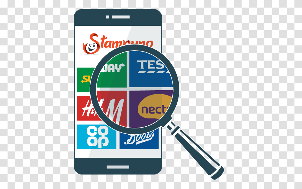 Free Mobile Loyalty Cards Wallet App Stampuno, Label, First Aid, Magnifying Transparent Png