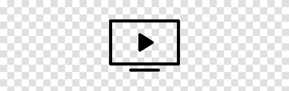 Free Monitor Tv Television Screen Video Viewer Plasma Icon, Gray, World Of Warcraft Transparent Png