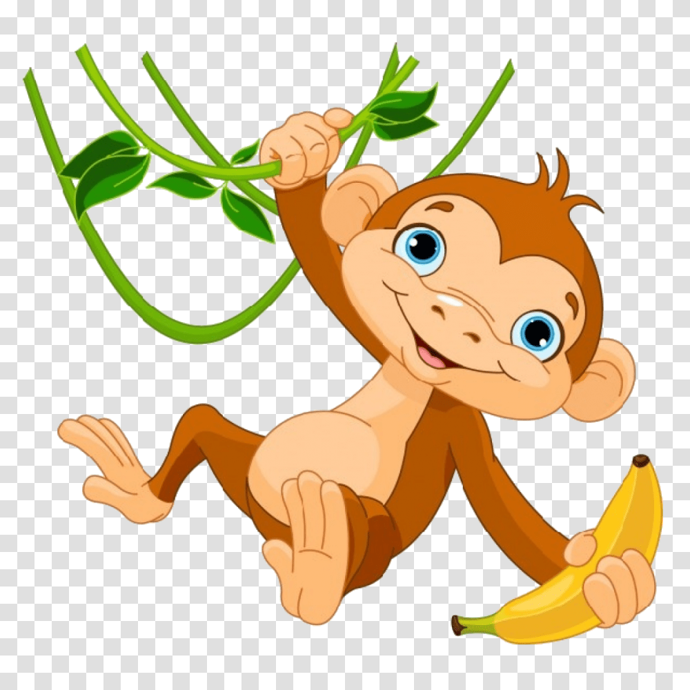 Free Monkey Clipart Images Free Clipart Download, Toy, Plant, Animal, Wildlife Transparent Png