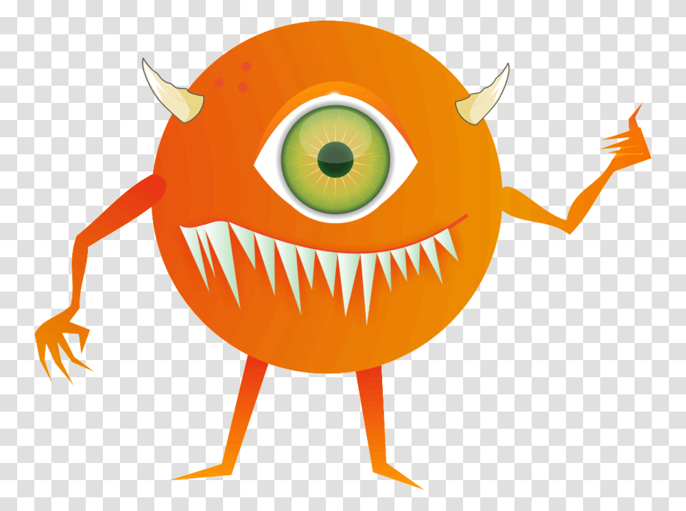 Free Monsters Inc Eye Clip Art Black And White, Piggy Bank Transparent Png