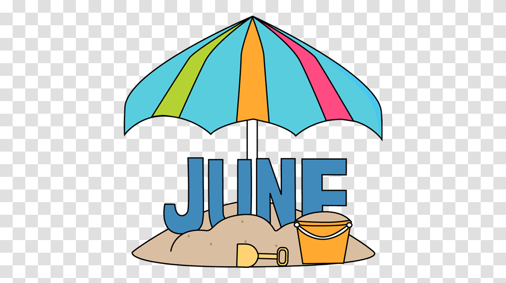 Free Month Clip Art Month Of June, Tent, Umbrella, Canopy, Patio Umbrella Transparent Png