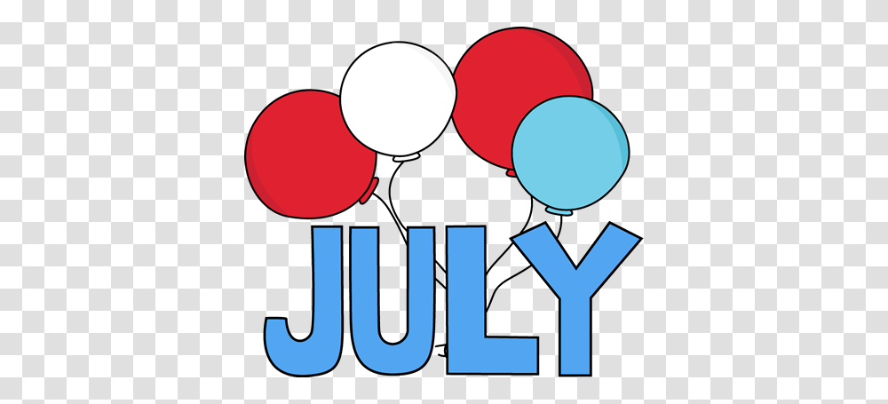 Free Month Clip Art Red White And Blue July Clip Art Image, Ball, Balloon, Crowd Transparent Png
