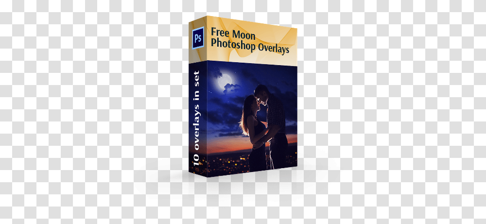 Free Moon Overlays For Photoshop Overlay Fire Sparks, Person, Human, Advertisement, Poster Transparent Png