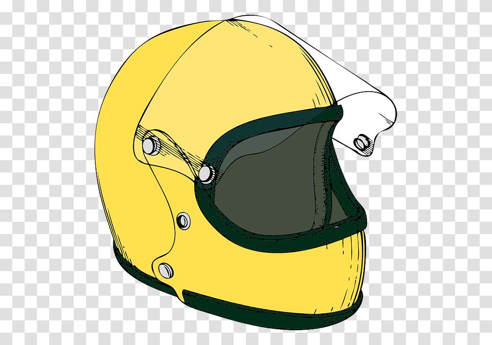 Free Motorcycle Cartoon, Apparel, Helmet, Crash Helmet Transparent Png