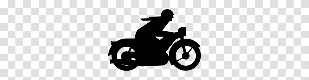 Free Motorcycle Silhouette Clip Art, Gray, World Of Warcraft Transparent Png