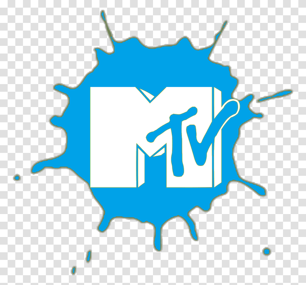 Free Mtv Logo White Nickelodeon Splat Logo Blank, Poster Transparent Png