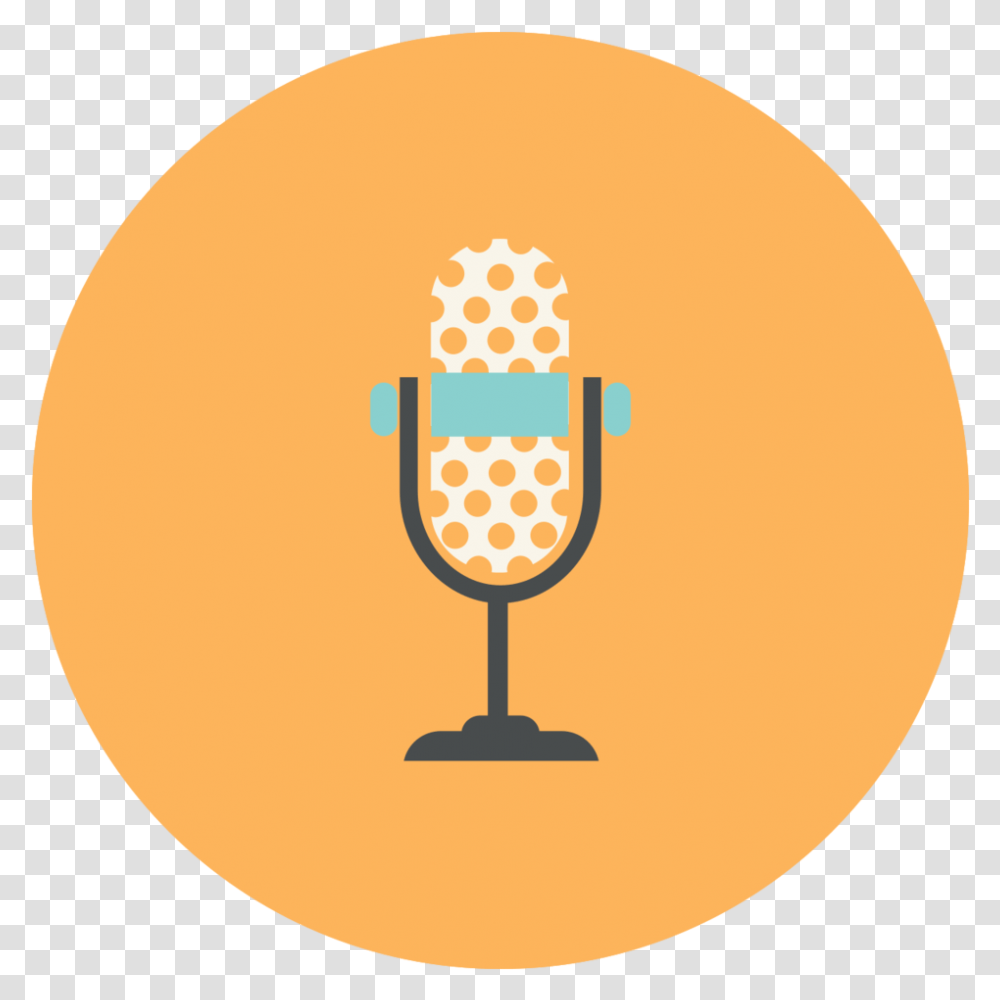 Free Music Circle Icon Microphone With Language, Plant, Outdoors, Food, Glass Transparent Png