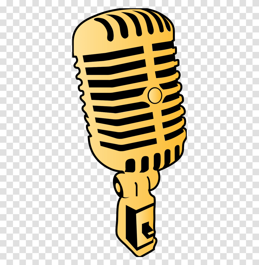 Free Music Equipment Mic With Background Vector Vintage Microphone, Electrical Device, Poster, Advertisement, Logo Transparent Png
