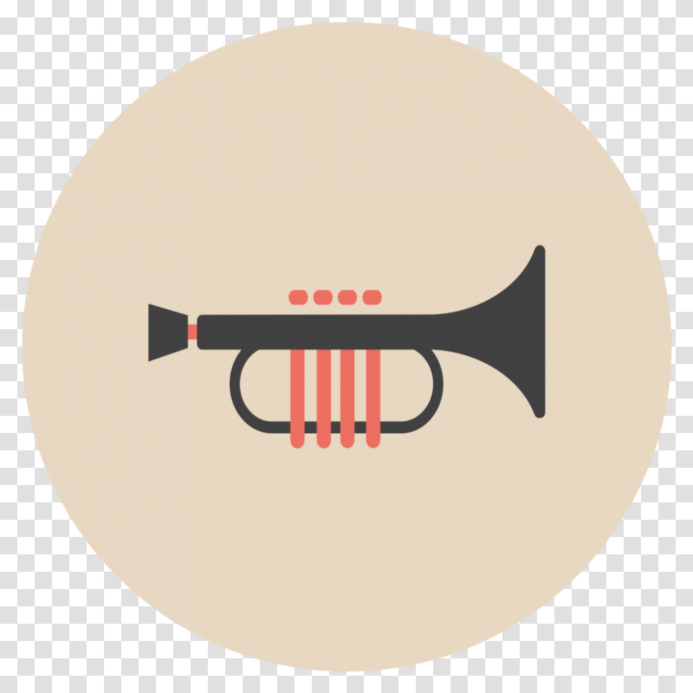 Free Music Flat Icon Trumphet 1206476 With Trumpeter, Horn, Brass Section, Musical Instrument, Cornet Transparent Png