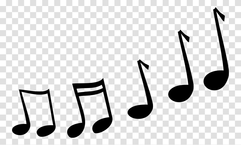 Free Music Notes Clip Art, Gray, World Of Warcraft Transparent Png