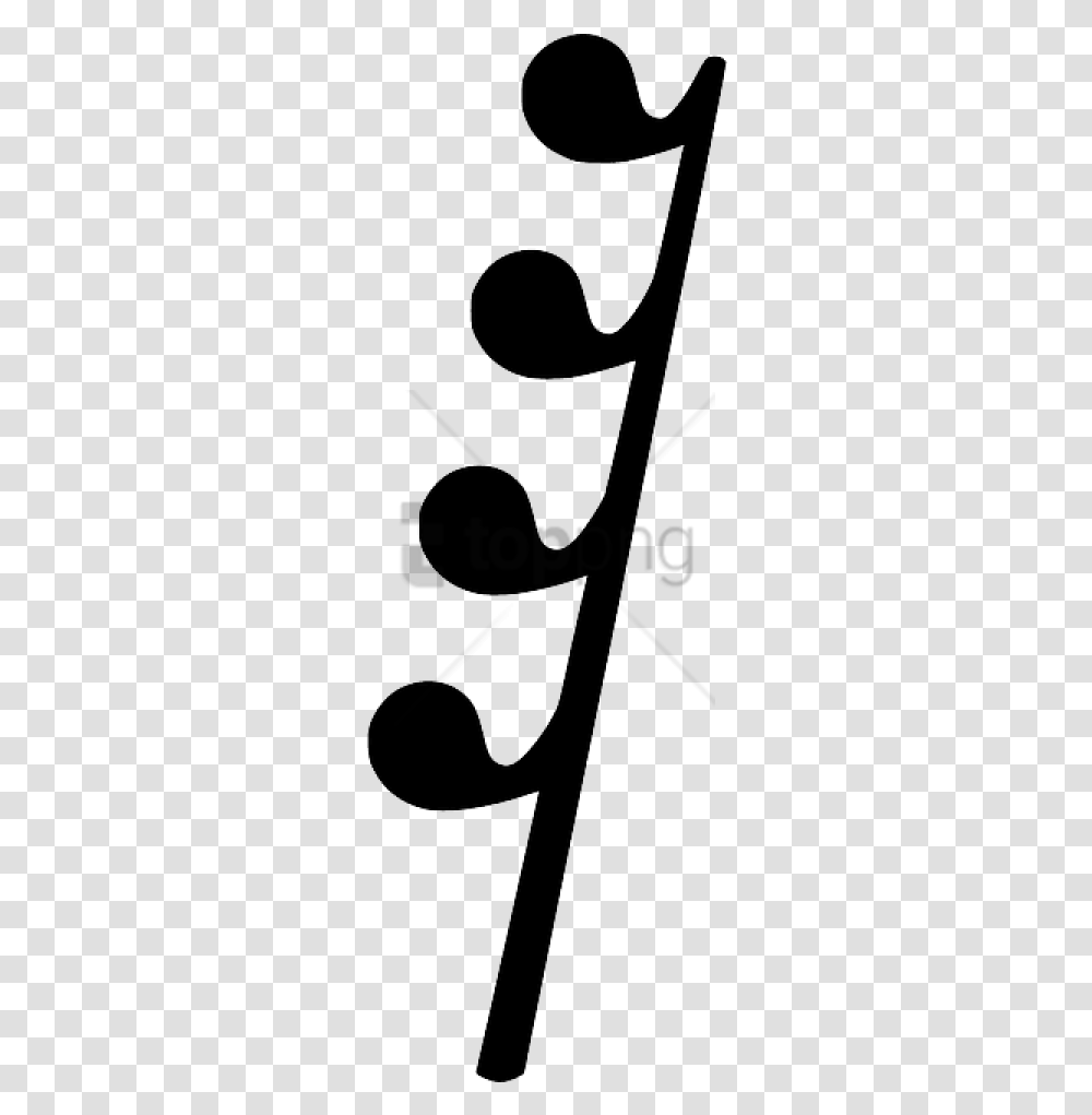 Free Music Notes Symbols Image With Thirty Second Rest, Silhouette, Electronics, Smoke Pipe, Musical Instrument Transparent Png