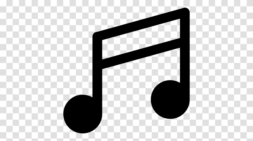 Free Musical Music Symbol Vector, Gray, World Of Warcraft Transparent Png