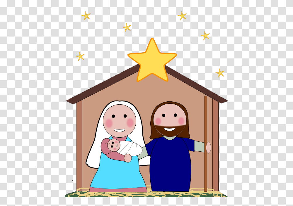 Free Nativity Clip Art, Star Symbol, Girl, Female Transparent Png