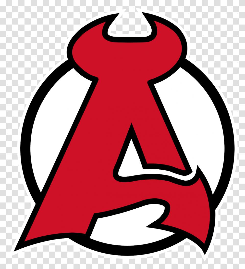 Free New Jersey Devils Logo Albany Devils Logo, Symbol, Text, Number Transparent Png