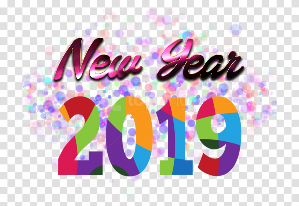 Free New Year 2019 Images, Number Transparent Png