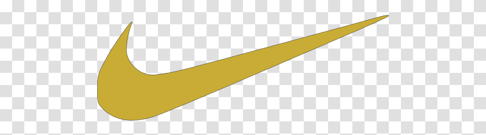 Free Nike Check Cliparts Download Gold Nike Swoosh Logo, Tool, Axe, Hammer, Handrail Transparent Png