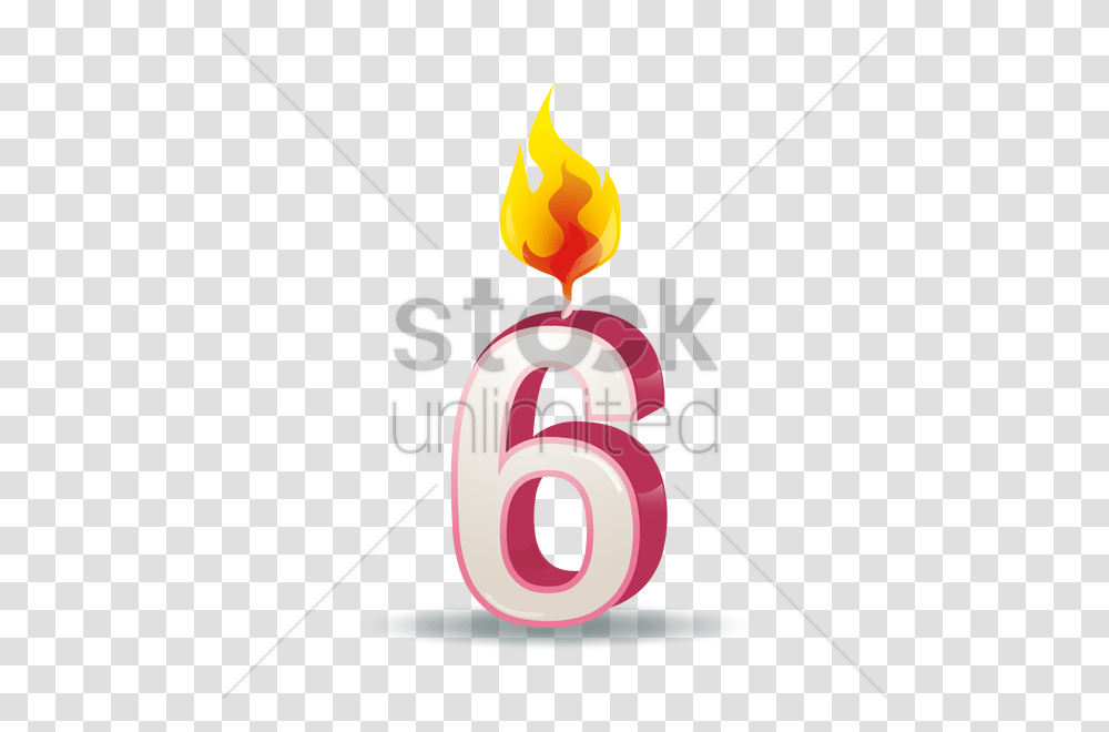 Free Number Candle Vector Image, Torch, Light Transparent Png