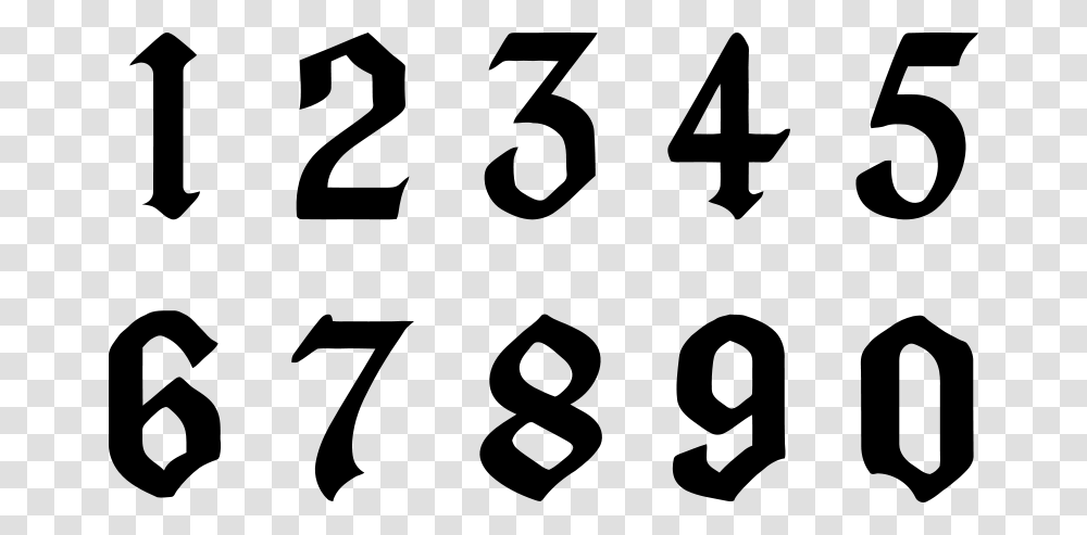 Free Numbers Clipart, Gray, World Of Warcraft Transparent Png
