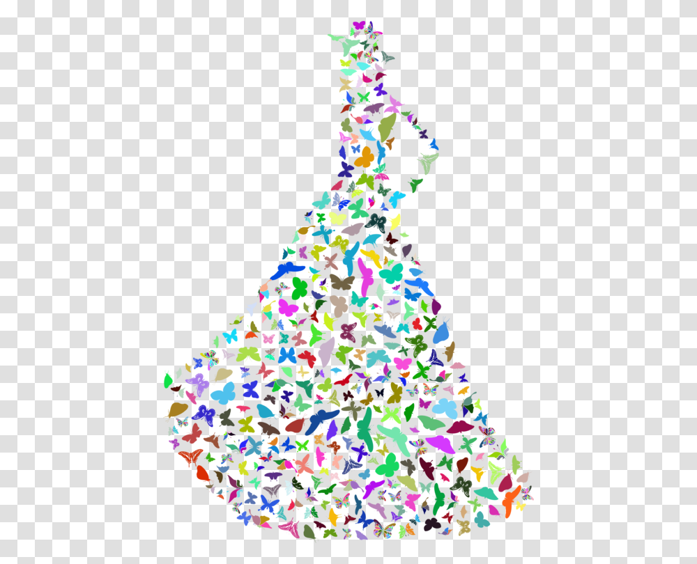 Free Of A Silhouette Of Woman In Dress Hats Clip Art, Tree, Plant, Paper Transparent Png