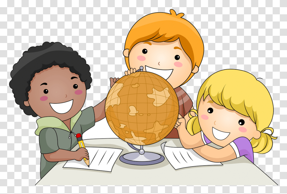 Free Of Child Doing Homework Kids Learning Clipart, Person, Outer Space, Astronomy, Planet Transparent Png