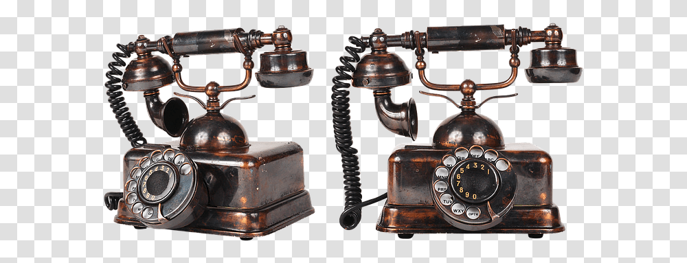 Free Old Phone & Images Pixabay Background Old Phone, Electronics, Dial Telephone, Bronze Transparent Png