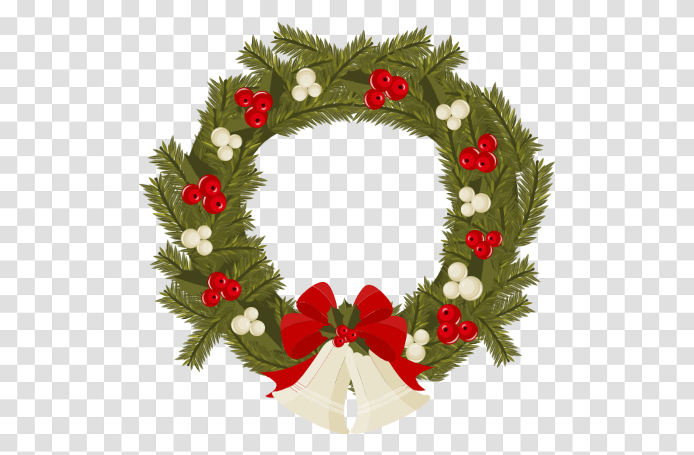 Free Online Christmas Wreath Flowers For Holiday, Christmas Tree, Ornament, Plant, Graphics Transparent Png