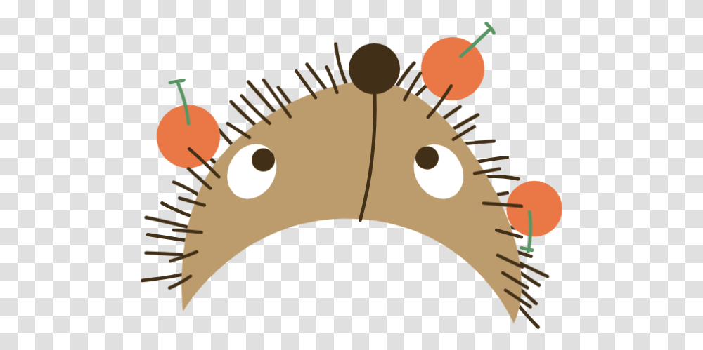 Free Online Hedgehog Animals Fruit Cute Vector For Illustration, Nature, Outdoors, Sea Life, Mammal Transparent Png