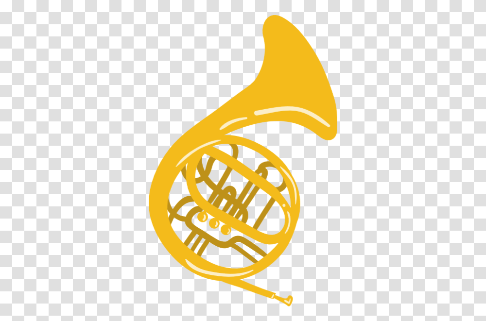 Free Online Instruments Music Tool Gold Vector For For Teen, Horn, Brass Section, Musical Instrument, French Horn Transparent Png