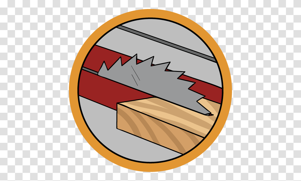Free Online Table Saw Class, Label, Sticker, Weapon Transparent Png