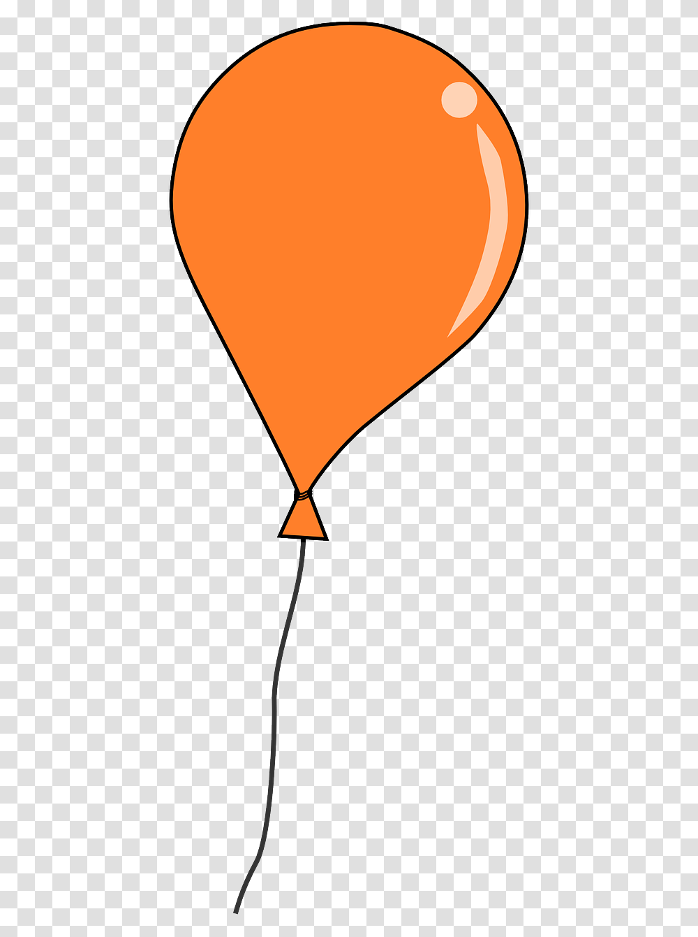 Free Orange Balloon Clip Art Background Balloon Clipart, Hot Air Balloon, Aircraft, Vehicle, Transportation Transparent Png