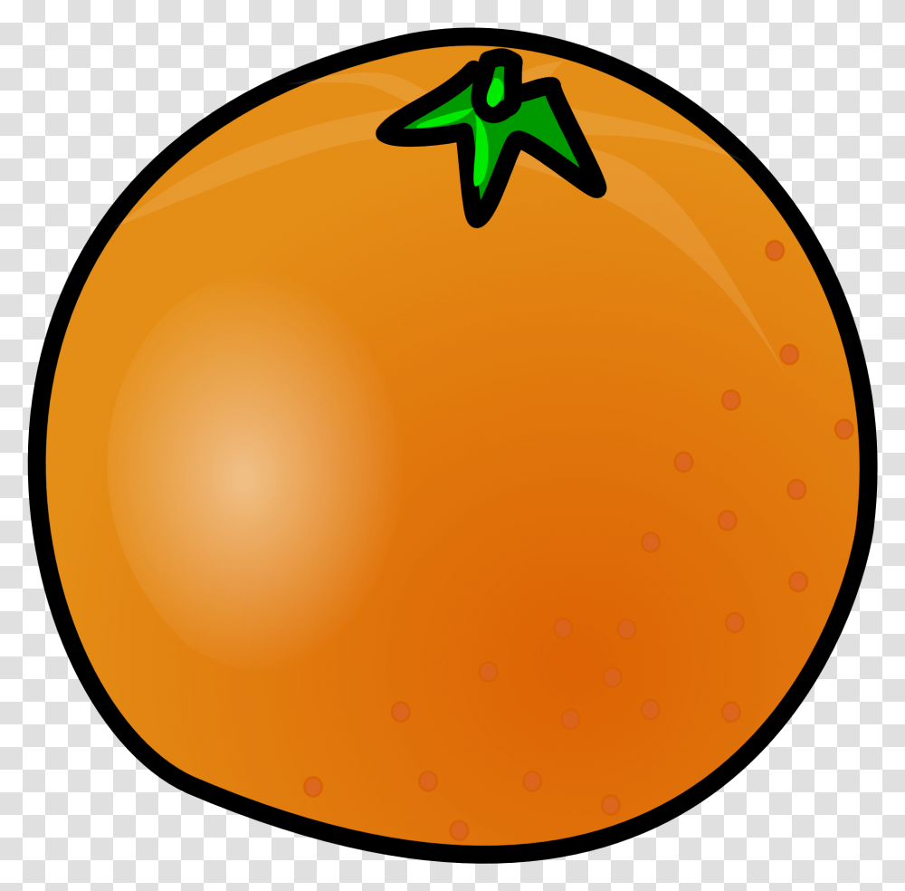 Free Orange Clipart Pictures Big Orange Clipart, Plant, Fruit, Food, Vegetable Transparent Png